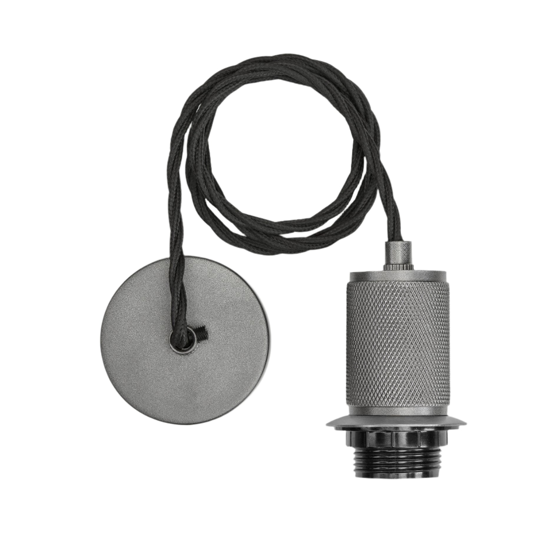 Knurled Glass Schoolhouse Pendant - 10 Inch