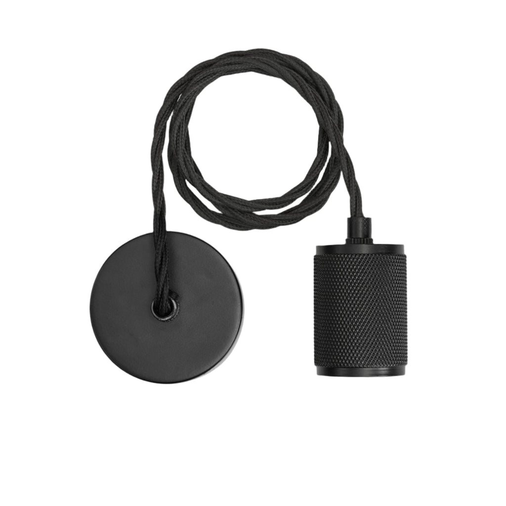 Knurled Edison Pendant Light - 1 Wire