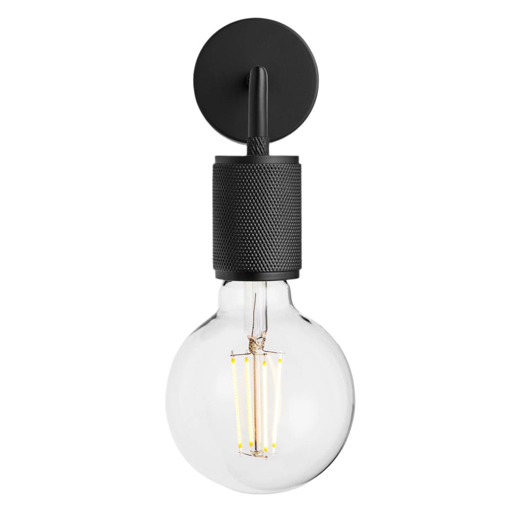 Knurled Edison Wall Light