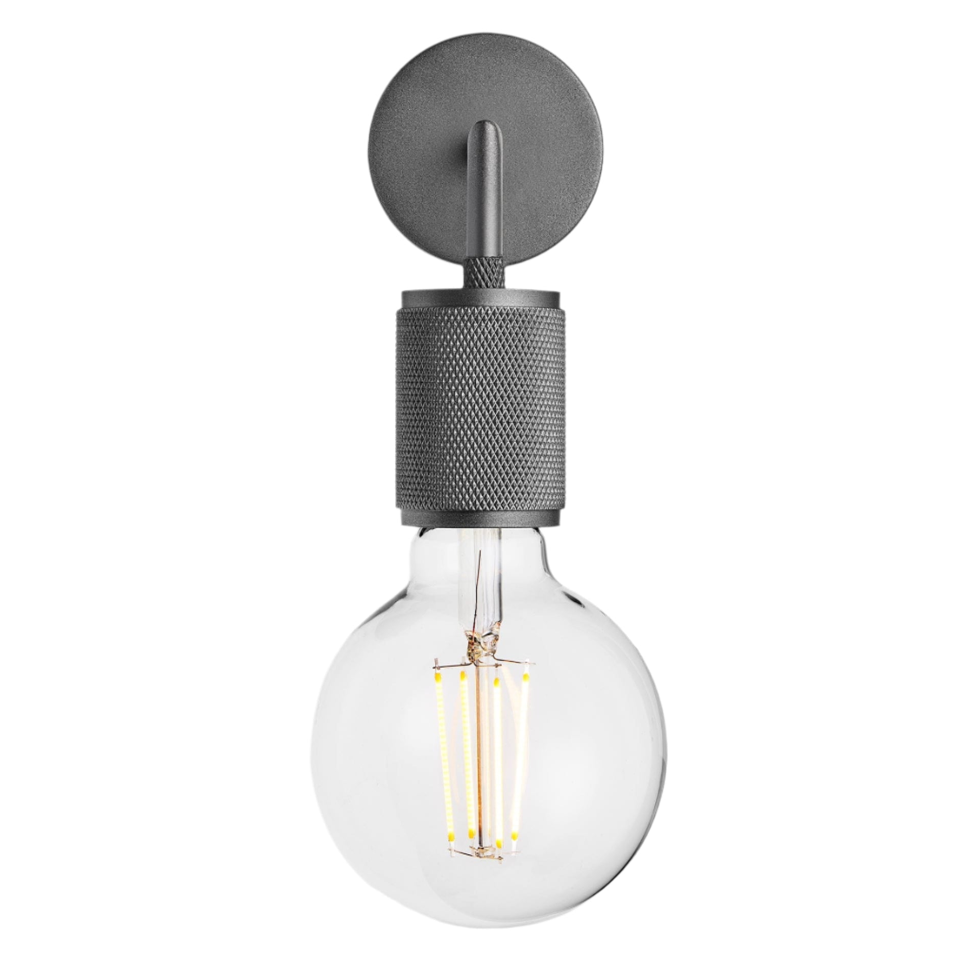 Knurled Edison Wall Light