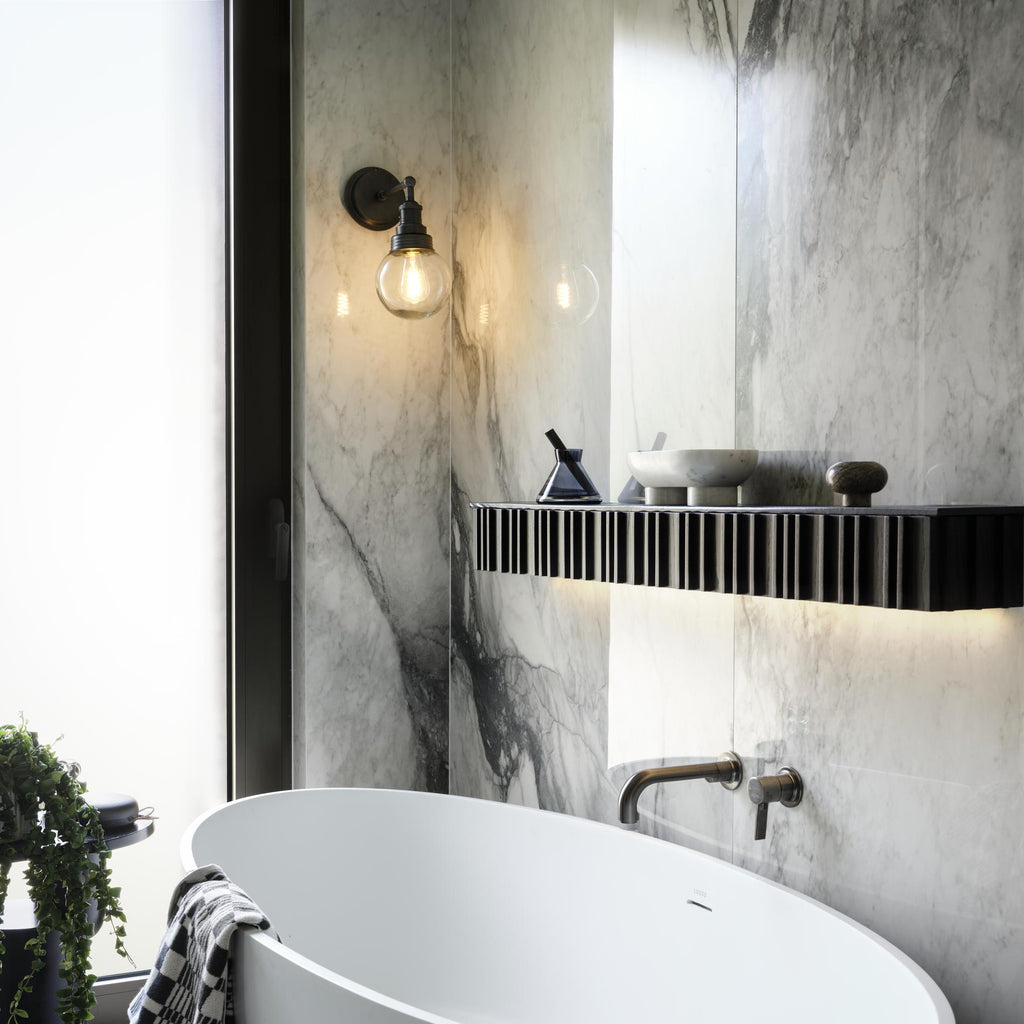 Brooklyn Outdoor & Bathroom Globe Wall Light