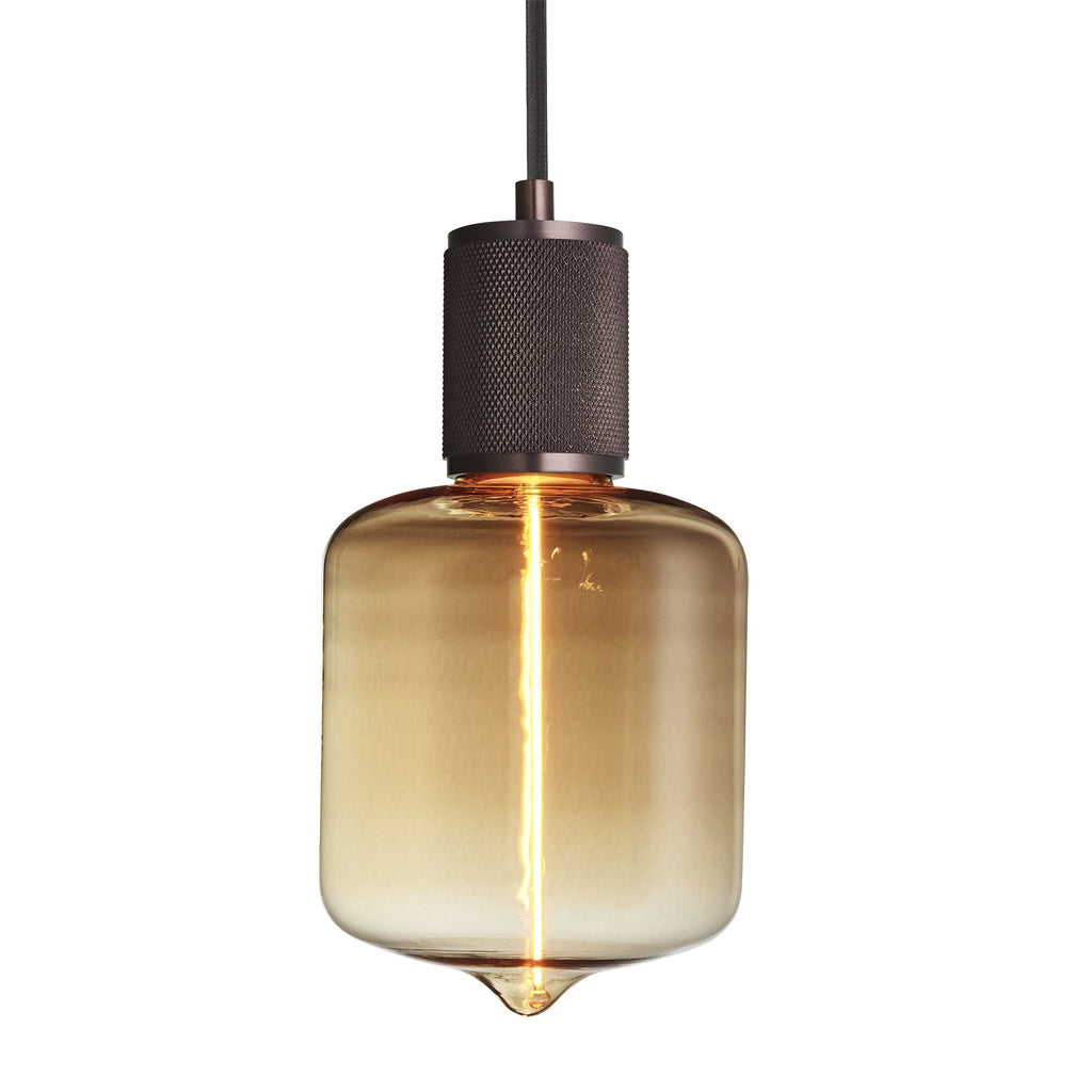 Knurled Edison Large Pendant Light - T130
