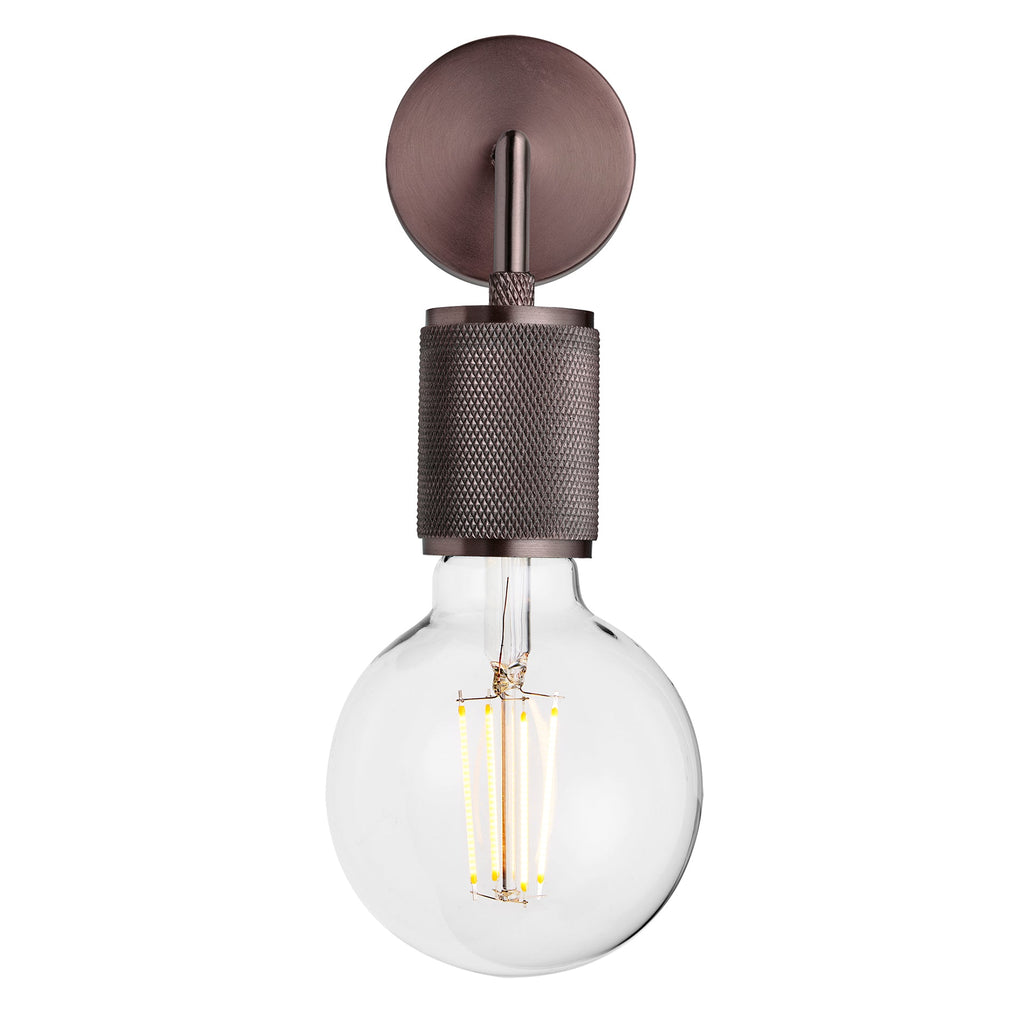 Knurled Edison Wall Light