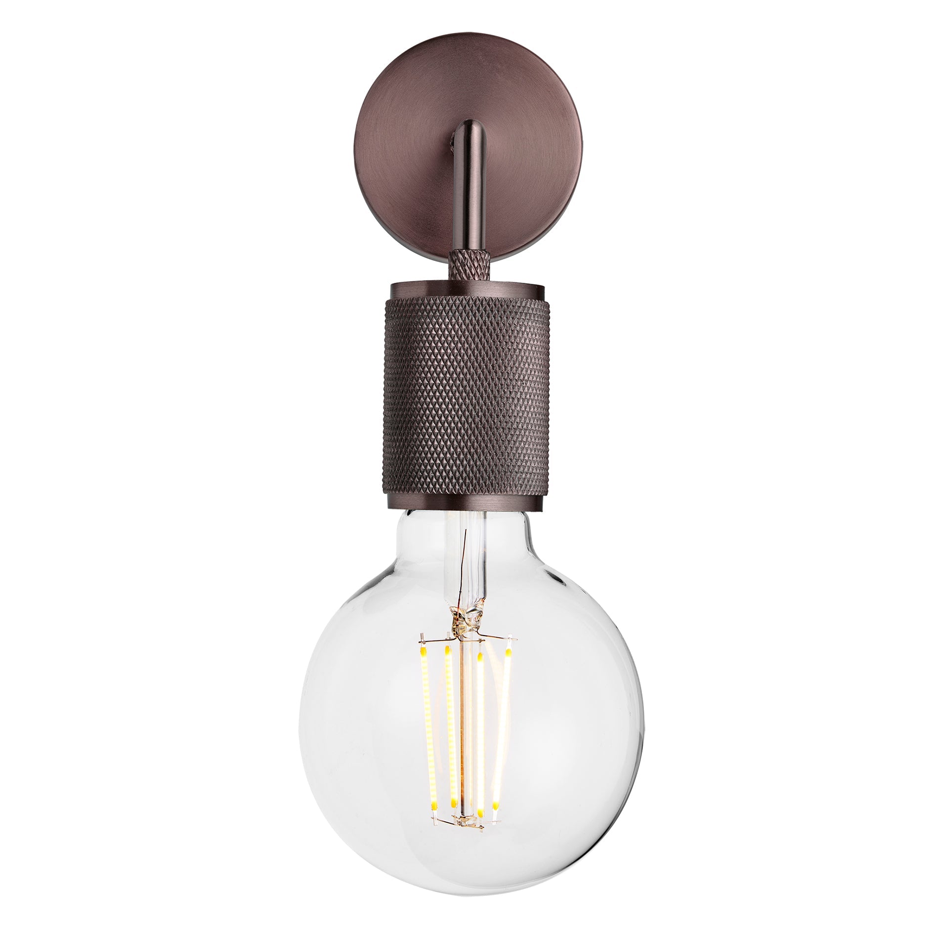 Knurled Edison Wall Light