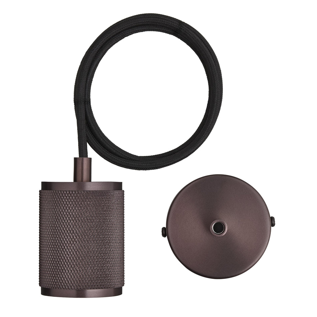 Knurled Edison Large Pendant Light - T130