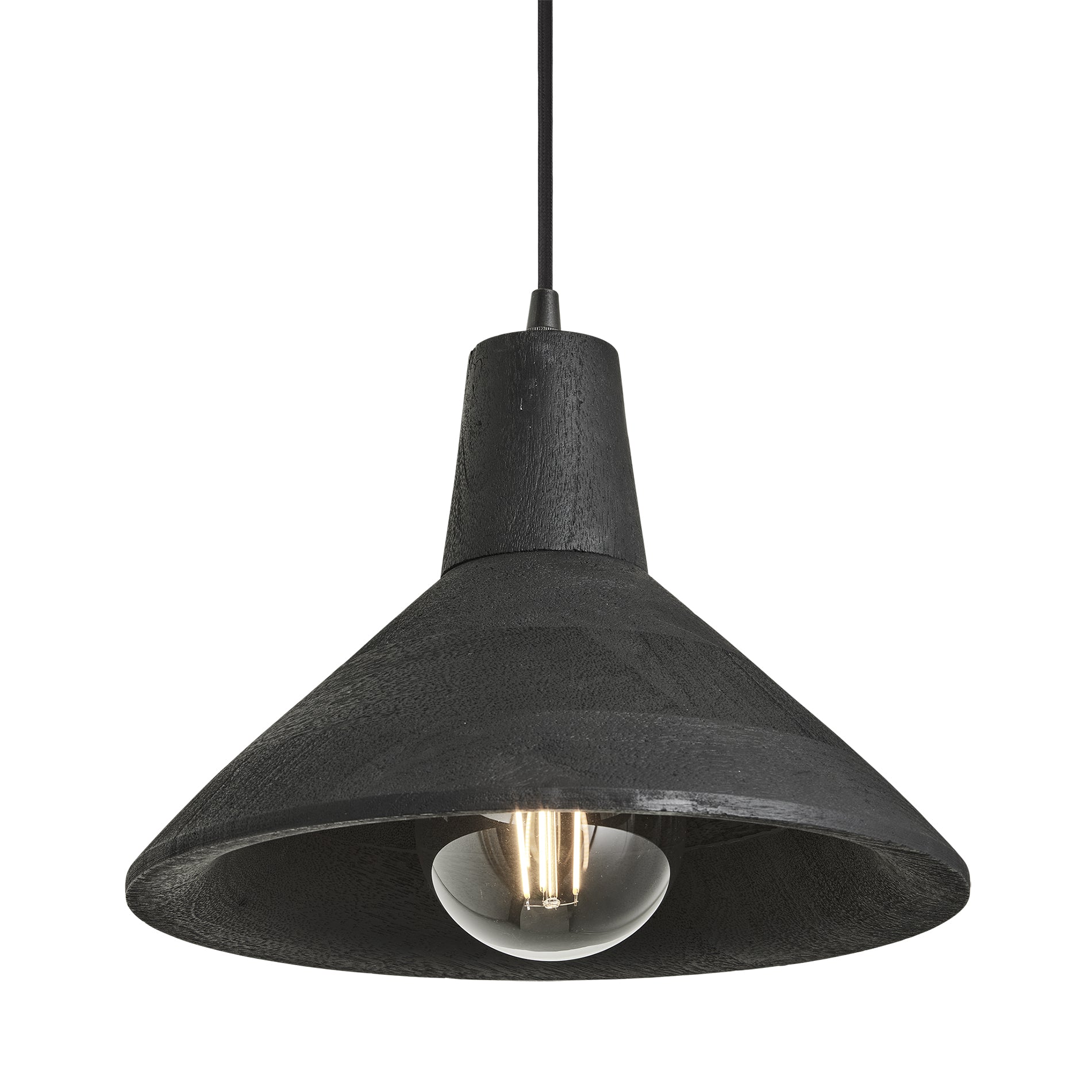 Maribo Wooden Pendant Light - 12 inch