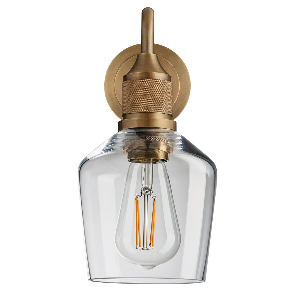 Noho Glass Schoolhouse Swan Neck Wall Light - 5.5 Inch
