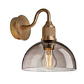 Noho Glass Dome Swan Neck Wall Light - 8 Inch
