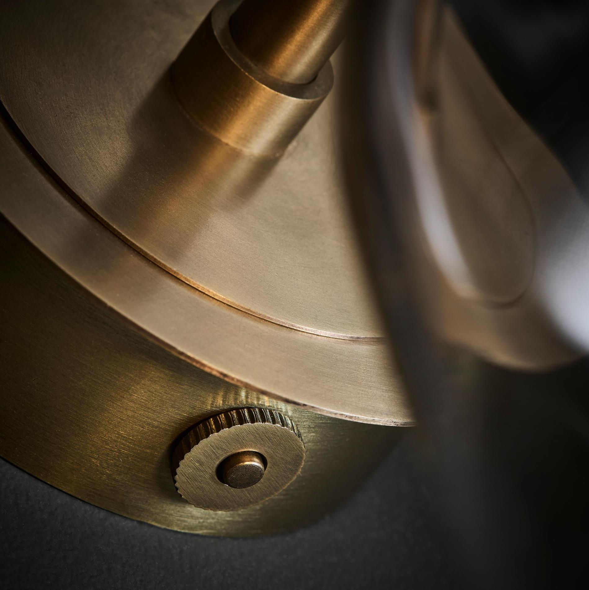 Noho Glass Ribbed Dome Swan Neck Wall Light - 8 Inch