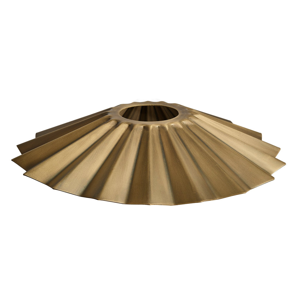 Noho Pleated Slope Swan Neck Wall Light - 8 Inch