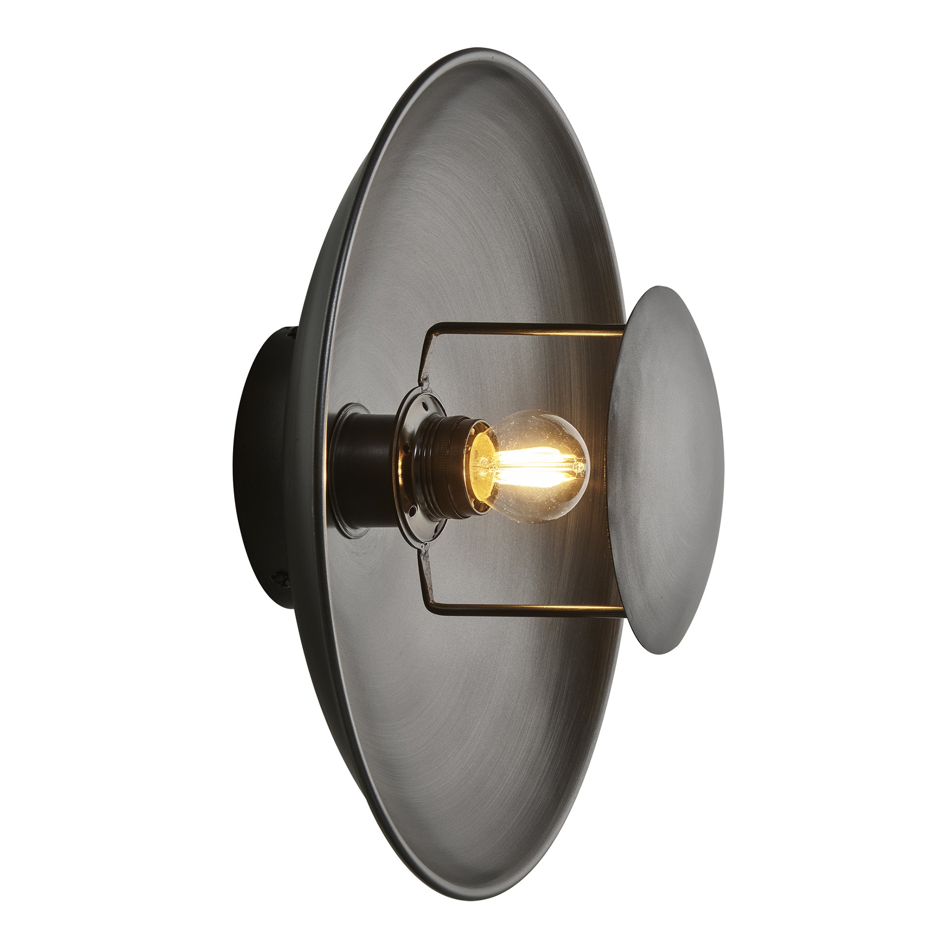 Boston Round Metal Diffuser Wall Light