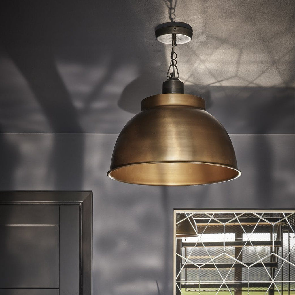 Brooklyn Dome Pendant - 17 Inch - Chain Holder