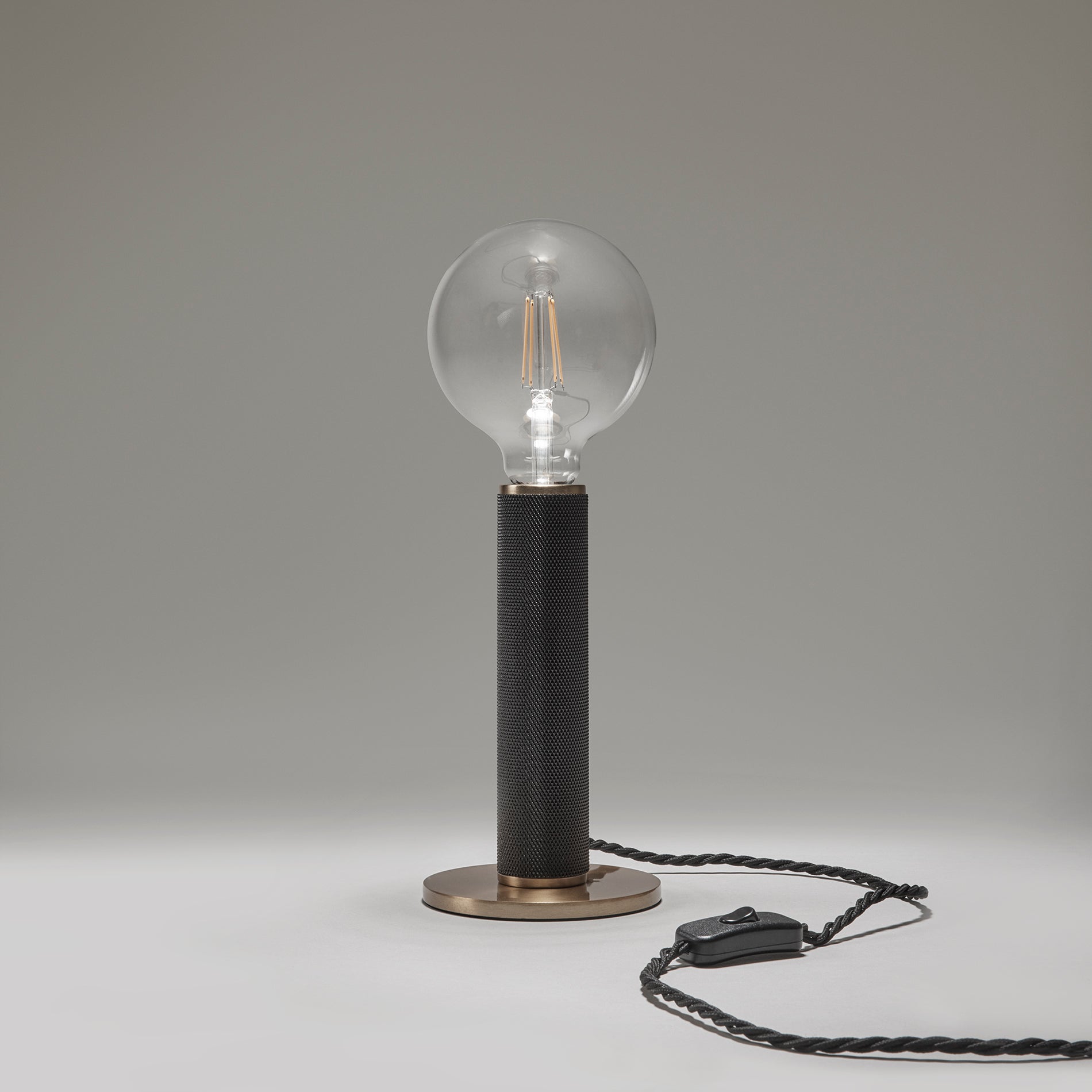 Knurled Edison Table Lamp